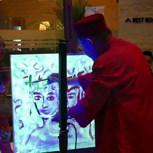 Bapak Sanardi Adam, Seniman Betawi - Earth Hour 2019 Hotel Aston Priority Simatupang